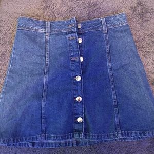 F21 DENIM SKIRT